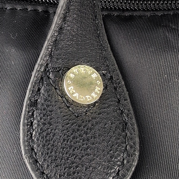 Steve Madden Black Satchel Purse - Picture 3 of 12